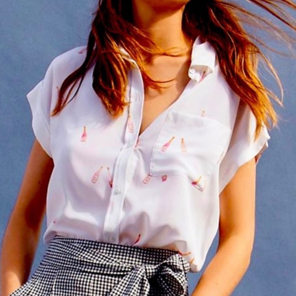 Anthropologie Rails rosé blouse, size XS